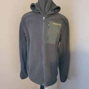 Mens Merrell Zip Jacket Large Army Green